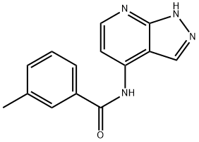 Benzamide, 3-methyl-N-1H-pyrazolo[3,4-b]pyridin-4-yl- (9CI) Structure