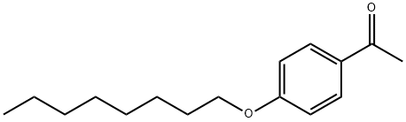 4′-(オクチルオキシ)アセトフェノン 化学構造式