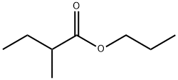 2-メチルブタン酸プロピル 化学構造式