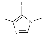 4,5-二碘-1-甲基-1H-咪唑,37067-96-2,结构式
