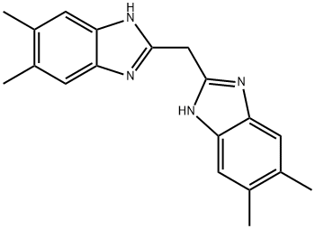 2,2'-METHYLENEBIS(5,6-DIMETHYLBENZIMIDAZOLE) Struktur