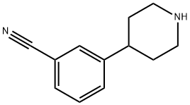3-(Piperidin-4-yl)benzonitrile Struktur