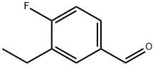 3-乙基-4-氟苯甲醛, 370867-69-9, 结构式