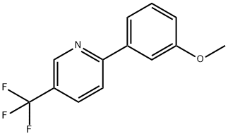 2-(3-メトキシフェニル)ピリジン 化学構造式