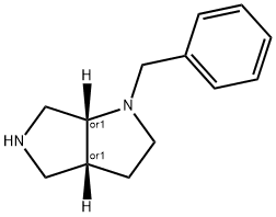 CIS-1-ベンジルヘキサヒドロピロロ[3,4-B]ピロール 化学構造式