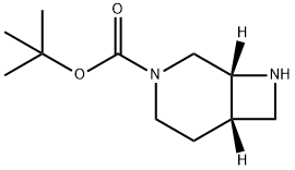 (1R,6S)-3-BOC-3,8-二氮杂双环[4.2.0]辛烷, 370882-99-8, 结构式
