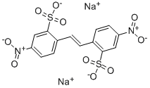 4,4'-ジニトロスチルベン-2,2'-ジスルホン酸二ナトリウム 化学構造式