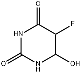 5-フルオロ-6-ヒドロキシヒドロウラシル MONOHYDRATE 化学構造式
