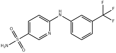 6-[[3-(Trifluoromethyl)phenyl]amino]-3-pyridinesulfonamide Structure