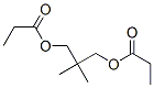 2,2-dimethylpropane-1,3-diyl dipropionate Struktur