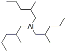 tris(2-methylpentyl)aluminium Structure