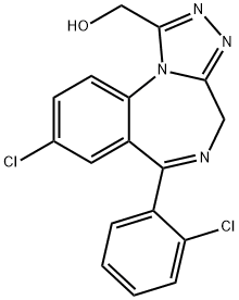 ALPHA-HYDROXYTRIAZOLAM Structure