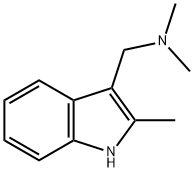 2-METHYL-3-N,N-DIMETHYLAMINOMETHYLINDOLE|2-甲基-3-N,N-二甲氨基甲基吲哚