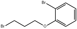 1-(3-ブロモプロポキシ)-2-ブロモベンゼン 化学構造式