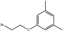 1-(2-ブロモエトキシ)-3,5-ジメチルベンゼン, 97+% 化学構造式