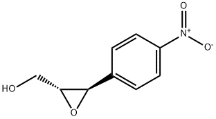 (2R,3S)-3-(4-ニトロフェニル)オキシランメタノール 化学構造式