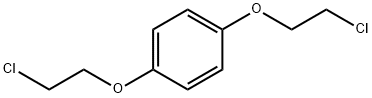 1,4-ビス(2-クロロエトキシ)ベンゼン 化学構造式