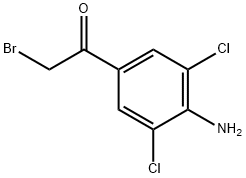 4-Amino-3,5-dichloro-alpha-bromoacetophenone Structure