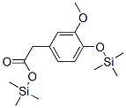 4-(Trimethylsilyloxy)-3-methoxybenzeneacetic acid trimethylsilyl ester Structure