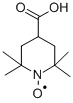 4-CARBOXY-2,2,6,6-TETRAMETHYLPIPERIDINE 1-OXYL Struktur