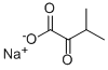 Sodium 3-methyl-2-oxobutanoate Struktur