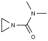 N,N-Dimethyl-1-aziridinecarboxamide 结构式