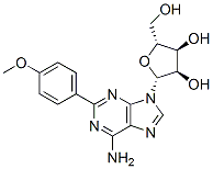 2-(p-methoxyphenyl)adenosine Structure