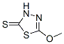 1,3,4-Thiadiazole-2(3H)-thione,  5-methoxy- Structure
