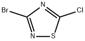3-溴-5-氯-1,2,4-噻二唑,37159-60-7,结构式