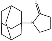 2-吡咯烷酮,1-(1-金刚烷基)- 结构式