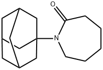 1-(1-ADAMANTYL)AZEPAN-2-ONE Structure