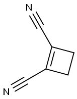 1,2-DICYANOCYCLOBUTENE, 3716-97-0, 结构式