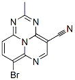 7-Bromo-2-methyl-1,3,6,9b-tetraazaphenalene-4-carbonitrile Structure