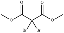 2,2-ジブロモ-3-メトキシ-3-オキソプロパン酸メチル 化学構造式