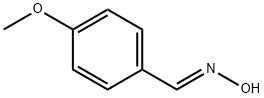 (E)-4-メトキシベンズアルデヒドオキシム 化学構造式