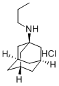 N-Propyl-1-adamantanamine hydrochloride 结构式