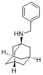 N-Benzyl-1-aminoadamantane 化学構造式
