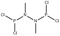 1,2-BIS(DICHLOROPHOSPHINO)-1,2-DIMETHYLHYDRAZINE Struktur