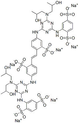 371756-75-1 Hexasodium 2,2'-[vinylenebis[(3-sulfonato-4,1-phenylene)imino[6-[bis (2-hydroxypropyl)amino]-1,3,5-triazine-4,2-diyl]imino]]bis(benzene- 1,4-disulfonate)