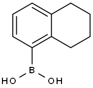 5,6,7,8-TETRAHYDRONAPHTHALEN-1-YLBORONIC ACID, 371765-41-2, 结构式