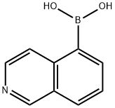 5-异喹啉硼酸,371766-08-4,结构式