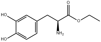 ethyl (2S)-2-amino-3-(3,4-dihydroxyphenyl)propanoate Structure