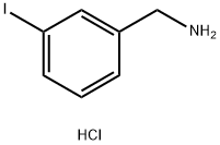 3-碘苄胺盐酸盐 结构式