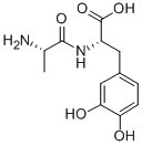 L-Tyrosine, N-L-alanyl-3-hydroxy- 结构式