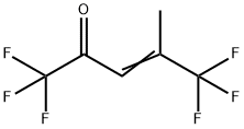 1,1,1,5,5,5-hexafluoro-4-methylpent-3-en-2-one 结构式