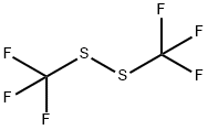 ビス(トリフルオロメチル)ペルスルフィド 化学構造式
