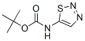 Carbamic acid, 1,2,3-thiadiazol-5-yl-, 1,1-dimethylethyl ester (9CI) Struktur