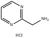 2-アミノメチルピリミジン塩酸塩 化学構造式