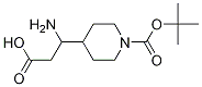 3-氨基-3-(1-BOC-4-哌啶基)丙酸, 372144-02-0, 结构式