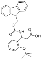 3-N-FMOC-AMINO-3-(2-T-BUTOXYPHENYL)PROPIONIC ACID Struktur